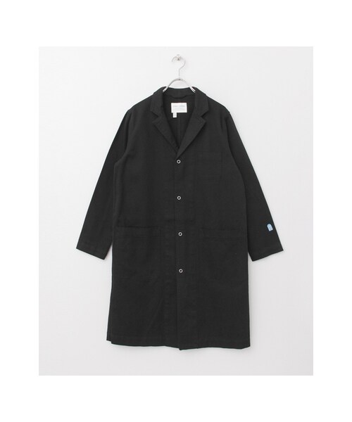 URBAN RESEARCH DOORS(アーバンリサーチドアーズ)の「FORK&SPOON French Work Coat(ジャケット/アウター・レディース・BEIGE/BLACK・1)」の2枚目の写真