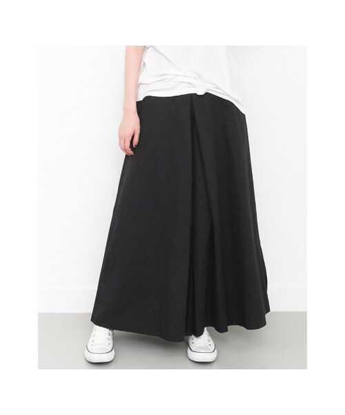 KBF(ケイビーエフ)の「センタータックWIDEパンツ(パンツ・レディース・BEIGE/NAVY/BLACK・one)」の4枚目の写真