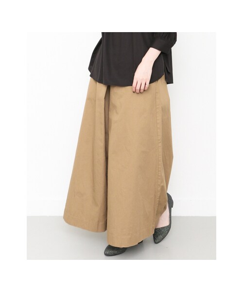 KBF(ケイビーエフ)の「センタータックWIDEパンツ(パンツ・レディース・BEIGE/NAVY/BLACK・one)」の8枚目の写真