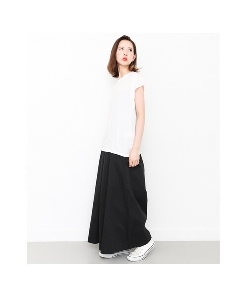 KBF(ケイビーエフ)の「センタータックWIDEパンツ(パンツ・レディース・BEIGE/NAVY/BLACK・one)」の5枚目の写真