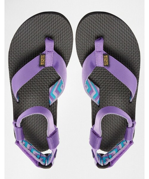 Teva（テバ）の「Teva Original Azura Purple Flat Sandals（その他シューズ・レディース・Purple・US 7）」の4枚目の写真