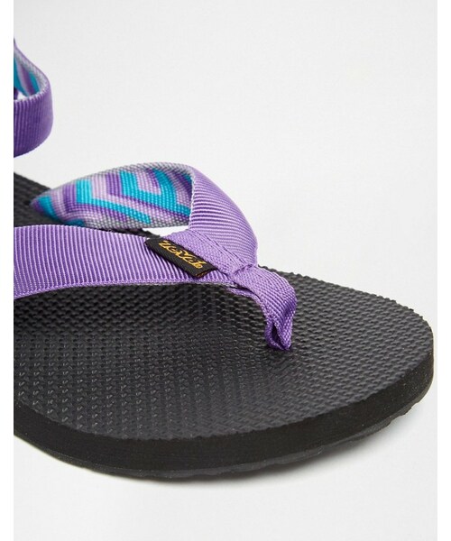 Teva（テバ）の「Teva Original Azura Purple Flat Sandals（その他シューズ・レディース・Purple・US 7）」の2枚目の写真