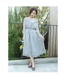 an another angelus | フリル衿シフォンガウン/an another angelus(ワンピース)
