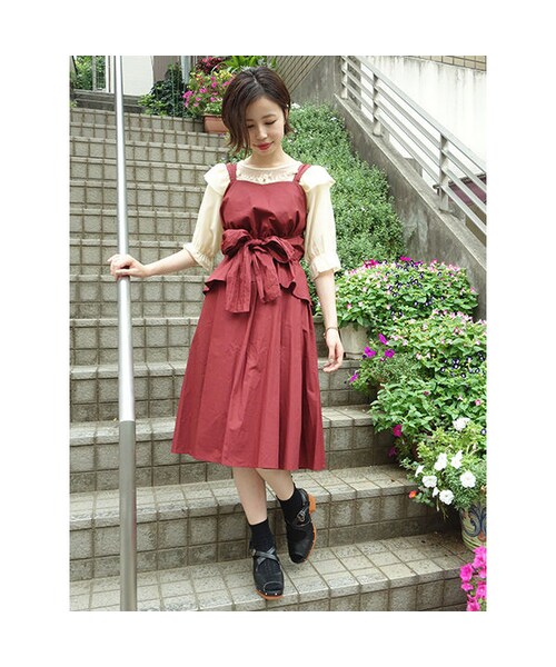 an another angelus（アンアナザーアンジェラス）の「ピンタックフレアースカート/an another angelus（スカート・レディース・その他）」の4枚目の写真