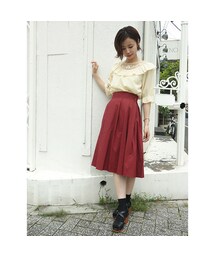 an another angelus | ピンタックフレアースカート/an another angelus(スカート)