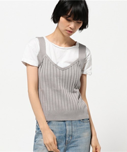 archives（アルシーヴ）の「【店舗限定商品】12Gワイドリブビスチェ（ニット/セーター・レディース・オフホワイト/ブラック/グレー/ブラウン・MEDIUM）」の3枚目の写真