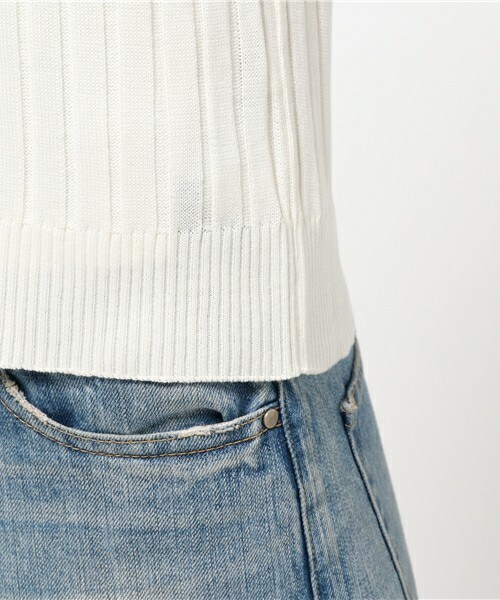 archives（アルシーヴ）の「【店舗限定商品】12Gワイドリブビスチェ（ニット/セーター・レディース・オフホワイト/ブラック/グレー/ブラウン・MEDIUM）」の9枚目の写真