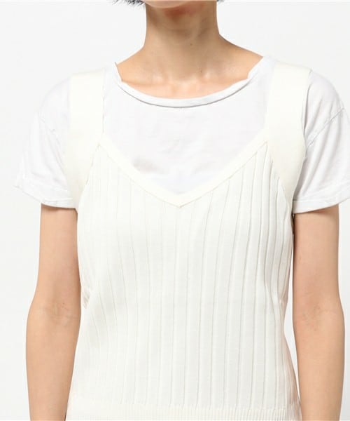 archives（アルシーヴ）の「【店舗限定商品】12Gワイドリブビスチェ（ニット/セーター・レディース・オフホワイト/ブラック/グレー/ブラウン・MEDIUM）」の8枚目の写真