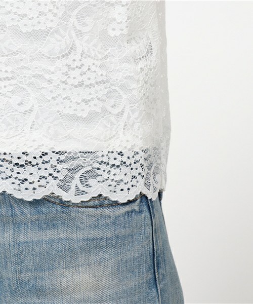 archives（アルシーヴ）の「レース地＋ボドレーアンサンブル（シャツ/ブラウス・レディース・オフホワイト/ブラック/ブラウン・MEDIUM）」の10枚目の写真