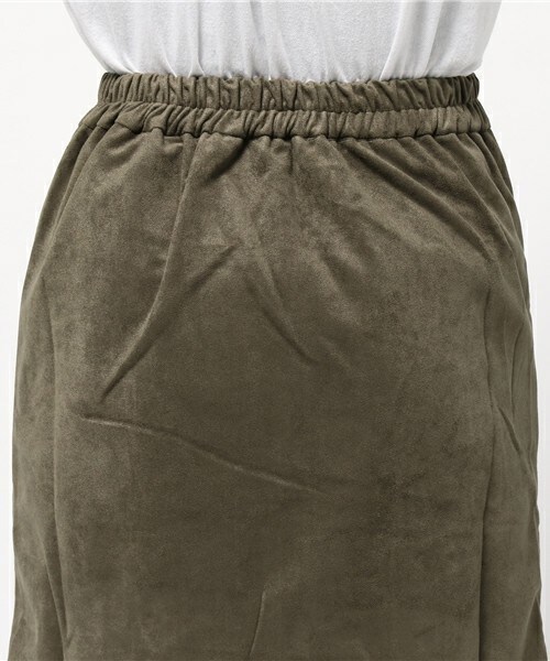 archives（アルシーヴ）の「フェイクスエード台形スカート（スカート・レディース・ベージュ/カーキ/キャメル/オレンジ・MEDIUM）」の9枚目の写真