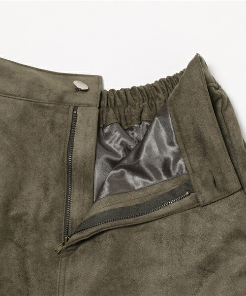 archives（アルシーヴ）の「フェイクスエード台形スカート（スカート・レディース・ベージュ/カーキ/キャメル/オレンジ・MEDIUM）」の12枚目の写真