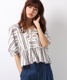 Heather | レースUPボヘミアンブラウス(トップス)