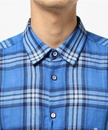 RAF SIMONS（ラフシモンズ）の「RAF SIMONS チェック半袖シャツ