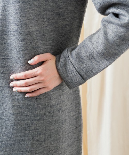 actuel(アクチュエル)の「ボーダーダブルフェイストッパー(その他アウター・レディース・グレー/ネイビー/ピンクベージュ・FREE)」の10枚目の写真