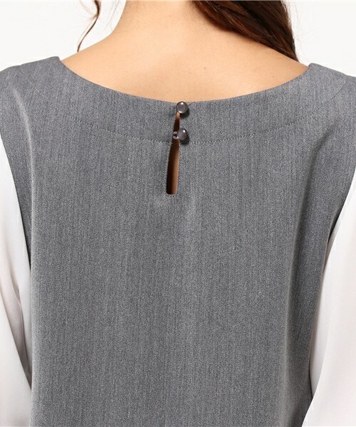 archives（アルシーヴ）の「T/RAラインワンピース（ワンピース・レディース・ブラック/グレー/カーキ・MEDIUM）」の9枚目の写真