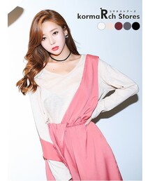 KORMARCH | VネックゆるTシャツ(Tシャツ/カットソー)