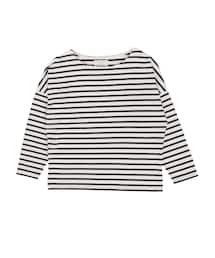 Ungrid | ドロップショルダーボーダーロングスリーブTee(トップス)