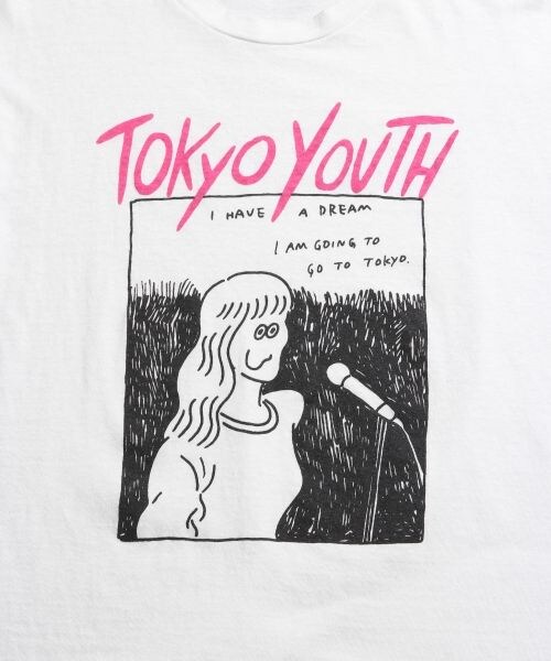 HARE(ハレ)の「LADIES TOKYO-ROCK TEE(トップス・オフホワイト・FREE)」の3枚目の写真