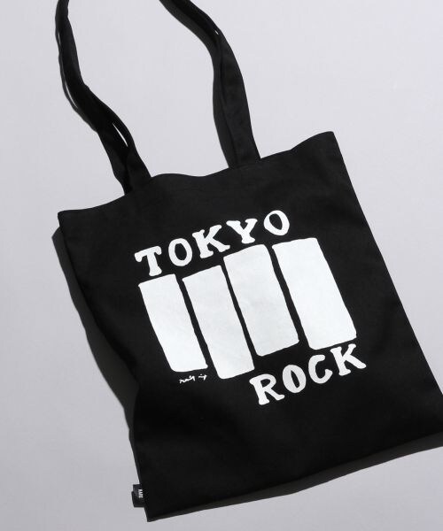 HARE(ハレ)の「TOKYO-ROCK TOTEBAG(バッグ・ブラック・FREE)」の1枚目の写真