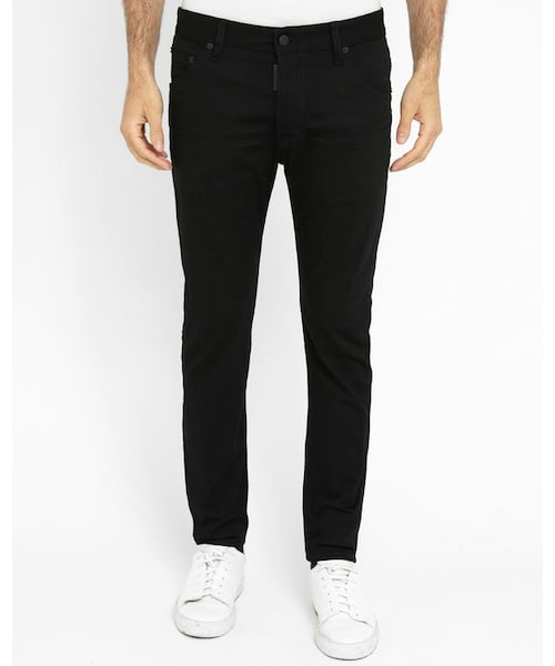 DSQUARED2（ディースクエアード）の「Black Twiggy Boy Zip Jeans 