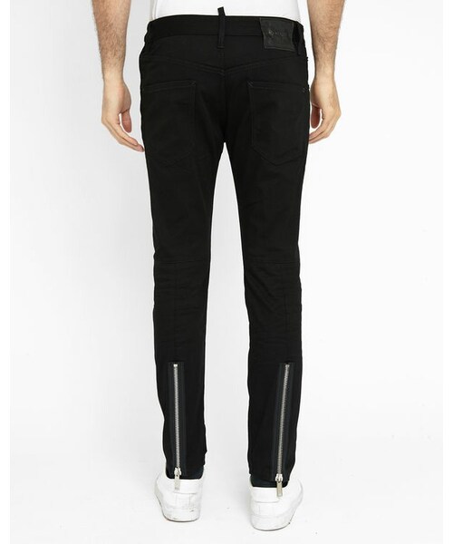 DSQUARED2（ディースクエアード）の「Black Twiggy Boy Zip Jeans 
