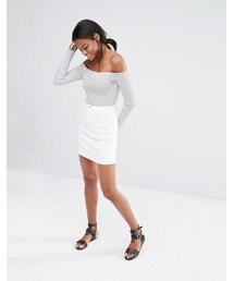 Missguided | Missguided Denim Mini Skirt(スカート)
