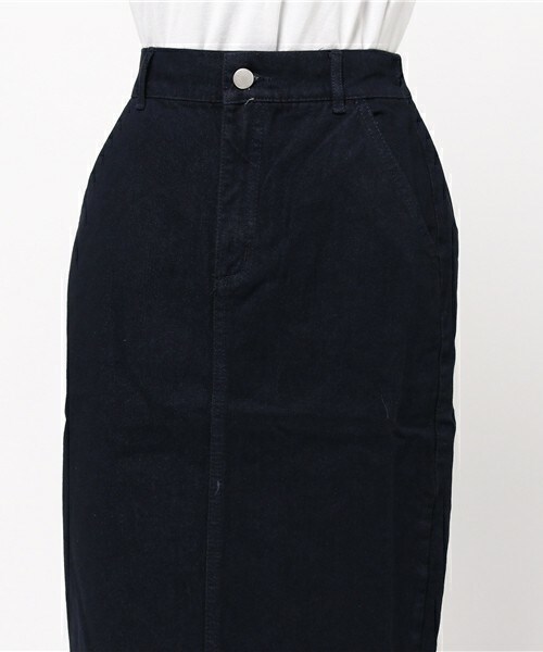 archives（アルシーヴ）の「デニムミディタイトスカート（デニムスカート・レディース・ネイビー/ロイヤルブルー・MEDIUM）」の6枚目の写真