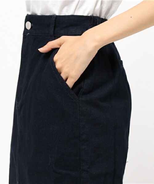 archives（アルシーヴ）の「デニムミディタイトスカート（デニムスカート・レディース・ネイビー/ロイヤルブルー・MEDIUM）」の8枚目の写真