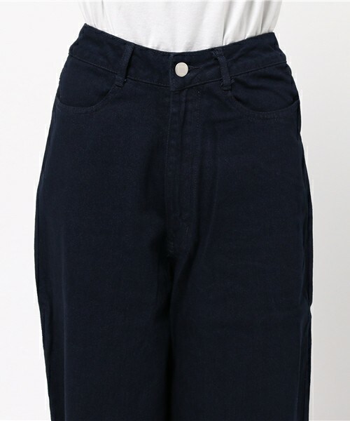 archives（アルシーヴ）の「フリンジデニムワイド（デニムパンツ・レディース・ネイビー/ロイヤルブルー・SMALL/MEDIUM）」の6枚目の写真