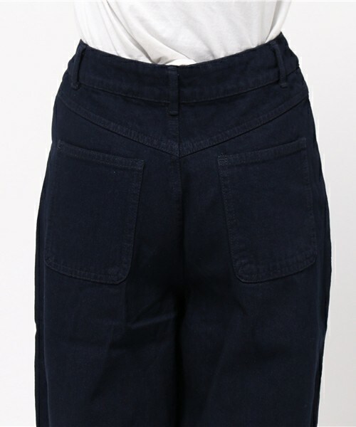 archives（アルシーヴ）の「フリンジデニムワイド（デニムパンツ・レディース・ネイビー/ロイヤルブルー・SMALL/MEDIUM）」の7枚目の写真