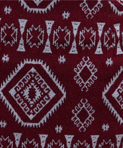 archives（アルシーヴ）の「ジャガードタイトスカート（スカート・レディース・オフホワイト/ブラック/ワイン・MEDIUM）」の12枚目の写真