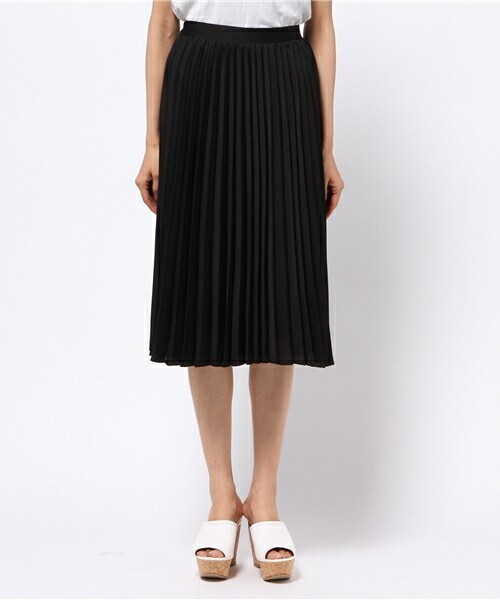 archives（アルシーヴ）の「ビンテージサテンプリーツスカート（スカート・レディース・ブラック/カーキ/ピンク/ワイン・MEDIUM）」の5枚目の写真