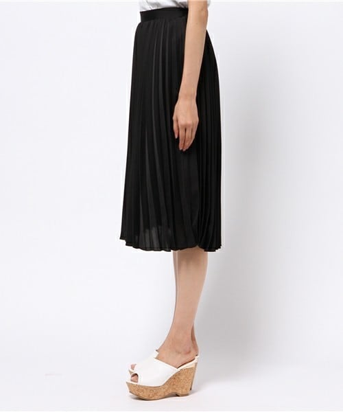 archives（アルシーヴ）の「ビンテージサテンプリーツスカート（スカート・レディース・ブラック/カーキ/ピンク/ワイン・MEDIUM）」の6枚目の写真