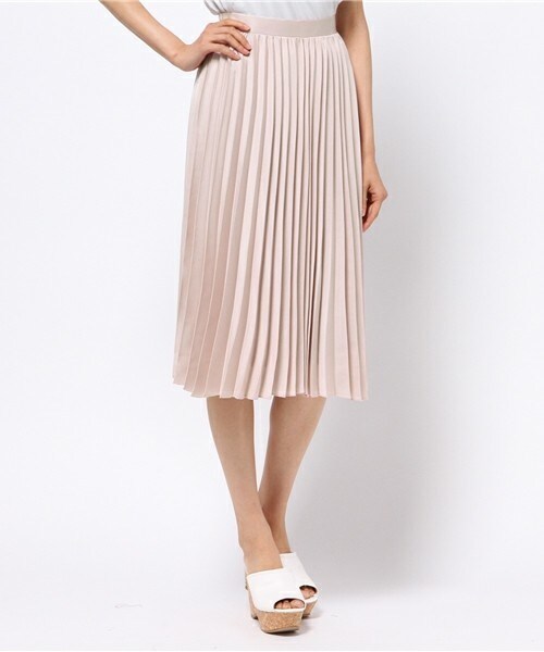 archives（アルシーヴ）の「ビンテージサテンプリーツスカート（スカート・レディース・ブラック/カーキ/ピンク/ワイン・MEDIUM）」の3枚目の写真