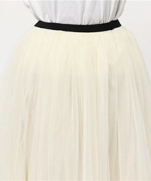 archives（アルシーヴ）の「チュールスカート（スカート・レディース・オフホワイト/ブラック/モカ/カーキ・MEDIUM）」の8枚目の写真