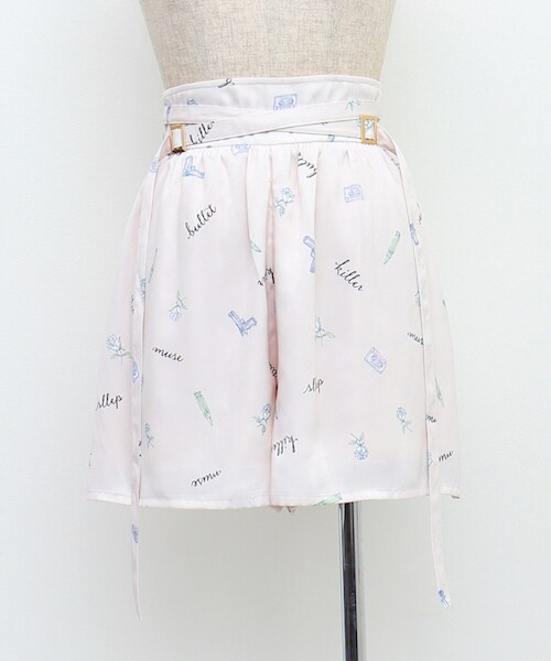 Crayme,（クレイミー）の「Rose Bullet Culottes（その他パンツ・レディース・white/pink/black・Free）」の3枚目の写真