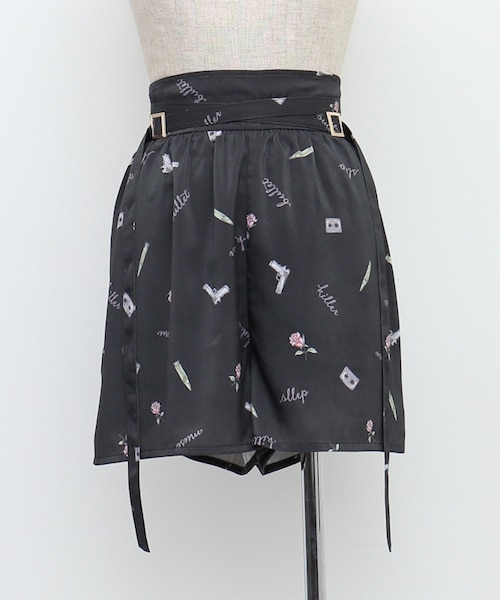 Crayme,（クレイミー）の「Rose Bullet Culottes（その他パンツ・レディース・white/pink/black・Free）」の2枚目の写真