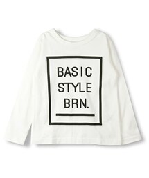 BRANSHES | ボックスプリント長袖Tシャツ(Tシャツ/カットソー)