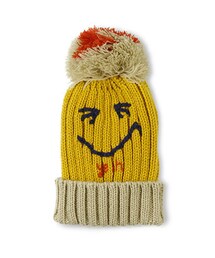 BRANSHES | フェイス刺繍ニット帽(ニットキャップ/ビーニー)