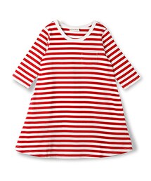 BRANSHES | ボーダー7分袖ワンピース(ワンピース)