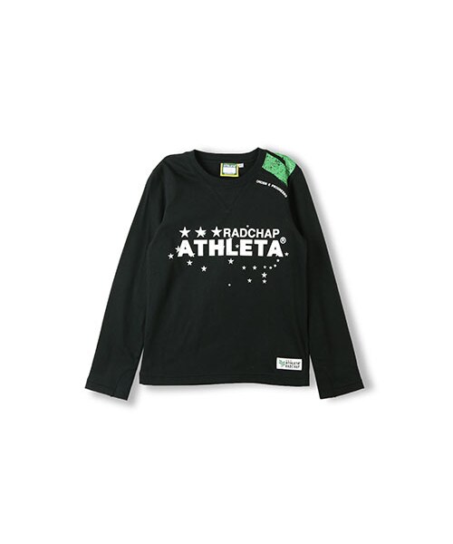 RADCHAP(ラッドチャップ)の「ATHLETAロゴ長袖Tシャツ(Tシャツ/カットソー・キッズ・ブルー/ブラック・90~130)」の2枚目の写真