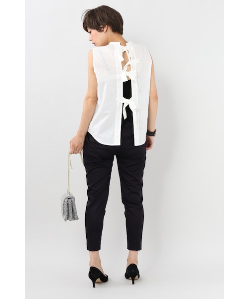 新品☆IENA SLOBE バックリボンブラウス IENA（イエナ）の「バックリボンブラウス（シャツ/ブラウス）」 - WEAR