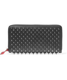 Christian Louboutin | Christian Louboutin - Panettone Spiked Leather Wallet - Black(財布)
