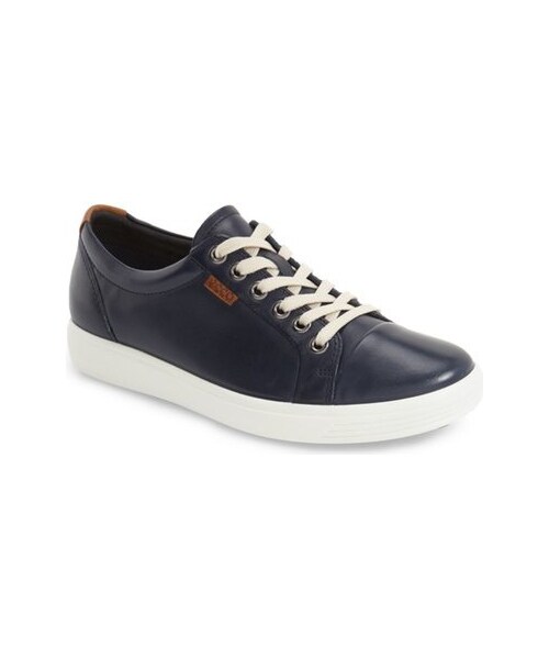 ECCO(エコー)の「ECCO 'Soft 7' Cap Toe Sneaker (Women)(スニーカー・レディース・Black/Red/Blue/White・Regular 10-10.5US / 41EU/Regular 11-11.5US / 42EU/Regular 12-12.5US / 43EU/Regular 4-4.5US / 35EU/Regular 5-5.5US / 36EU/Regular 6-6.5US / 37EU/Regular 7-7.5US / 38EU/Regular 8-8.5US / 39EU/Regular 9-9.5US / 40EU)」の3枚目の写真