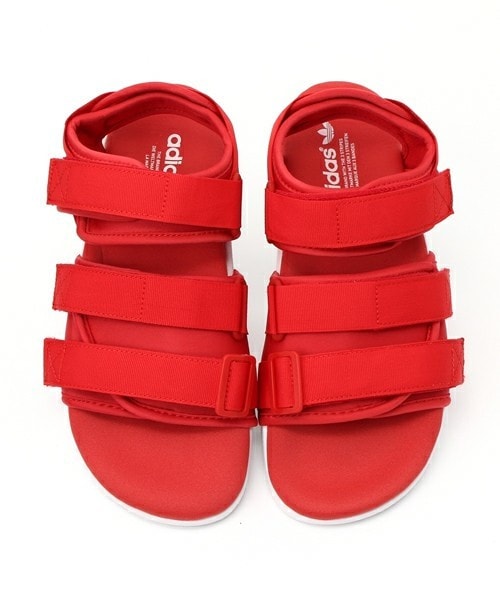 adidas(アディダス)の「ウィメンズ アディダス アディレッタ サンダル スポサン ADILETTE SANDAL W S75380(サンダル・レディース・レッド・22.5cm/23.5cm/24.5cm)」の8枚目の写真