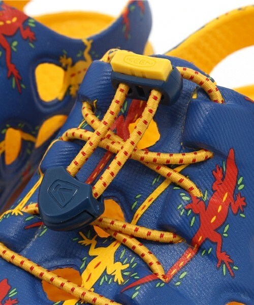KEEN（キーン）の「キッズ ジュニア キーン リオ サンダル KEEN RIO T（サンダル・キッズ・ブルー/ピンク/カモフラージュ・13.5㎝/14.5㎝/12.5cm）」の9枚目の写真