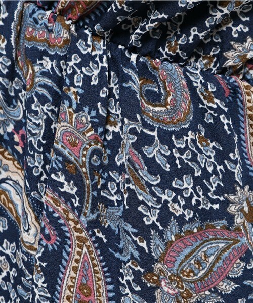 archives（アルシーヴ）の「【店舗限定商品】ペイズリー柄ロングキャミワンピース（ワンピース・レディース・ブラック/ネイビー・MEDIUM）」の8枚目の写真