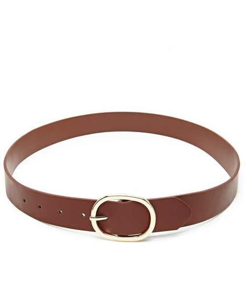 FOREVER 21（フォーエバー トゥエンティーワン）の「FOREVER 21 Faux Leather Belt（ベルト・レディース・Black/Red・ML/SM/XS/S）」の2枚目の写真