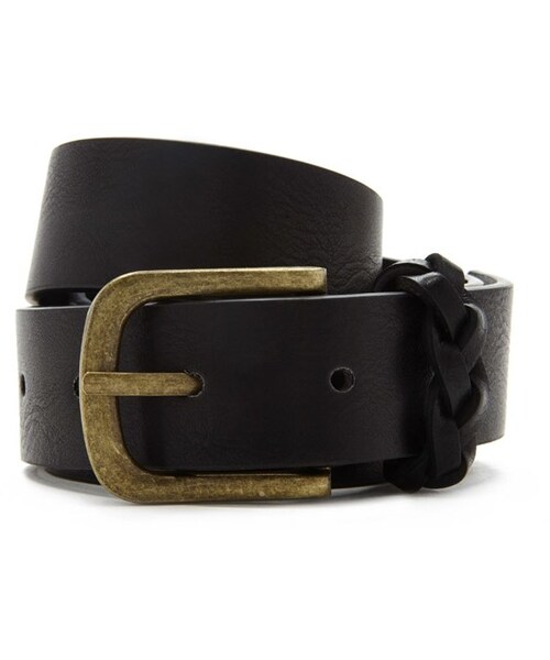 FOREVER 21（フォーエバー トゥエンティーワン）の「FOREVER 21 Faux Leather Buckle Belt（ベルト・レディース・Black/Brown・ML/SM/XS/S）」の3枚目の写真