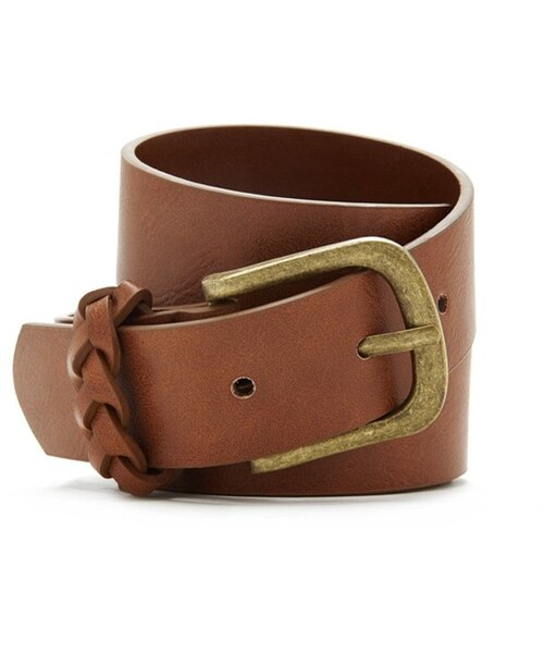 FOREVER 21（フォーエバー トゥエンティーワン）の「FOREVER 21 Faux Leather Buckle Belt（ベルト・レディース・Black/Brown・ML/SM/XS/S）」の7枚目の写真